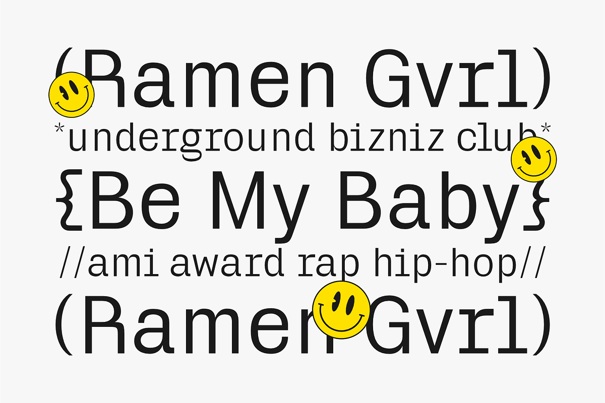 Miracle Mono - Sans Serif Font, a Sans Serif Font by Keithzo (Photo 3 of 8)