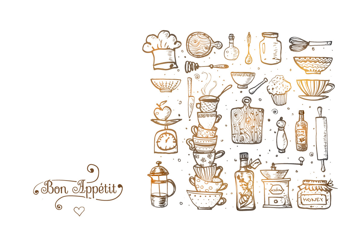Kitchen doodles, a Food Illustration by Elina_Li (Photo 1 of 17)