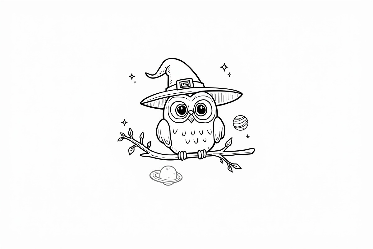 Halloween Illustration Coloring bund, an Illustration by Artivon (Photo 22 of 26)