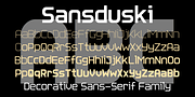 Sansduski, a Sans Serif Font by Ingrimayne Type (Thumbnail 1 of 8)