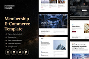 EconomicInsight - Finance Template, an UI Kit Template by EGO Creative Innovations (Thumbnail 5 of 5)