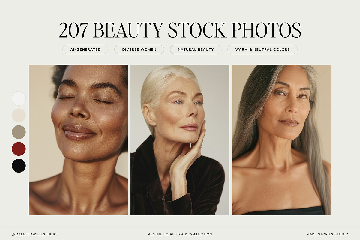 Diverse Mature Women Beauty Photos, a Beauty & Fashion Photo by Make Stories Studio (Photo 4 of 9)