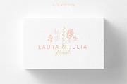 Florist Business Card~2 Colours, a Business Card Template by iloladesign (Thumbnail 2 of 4)