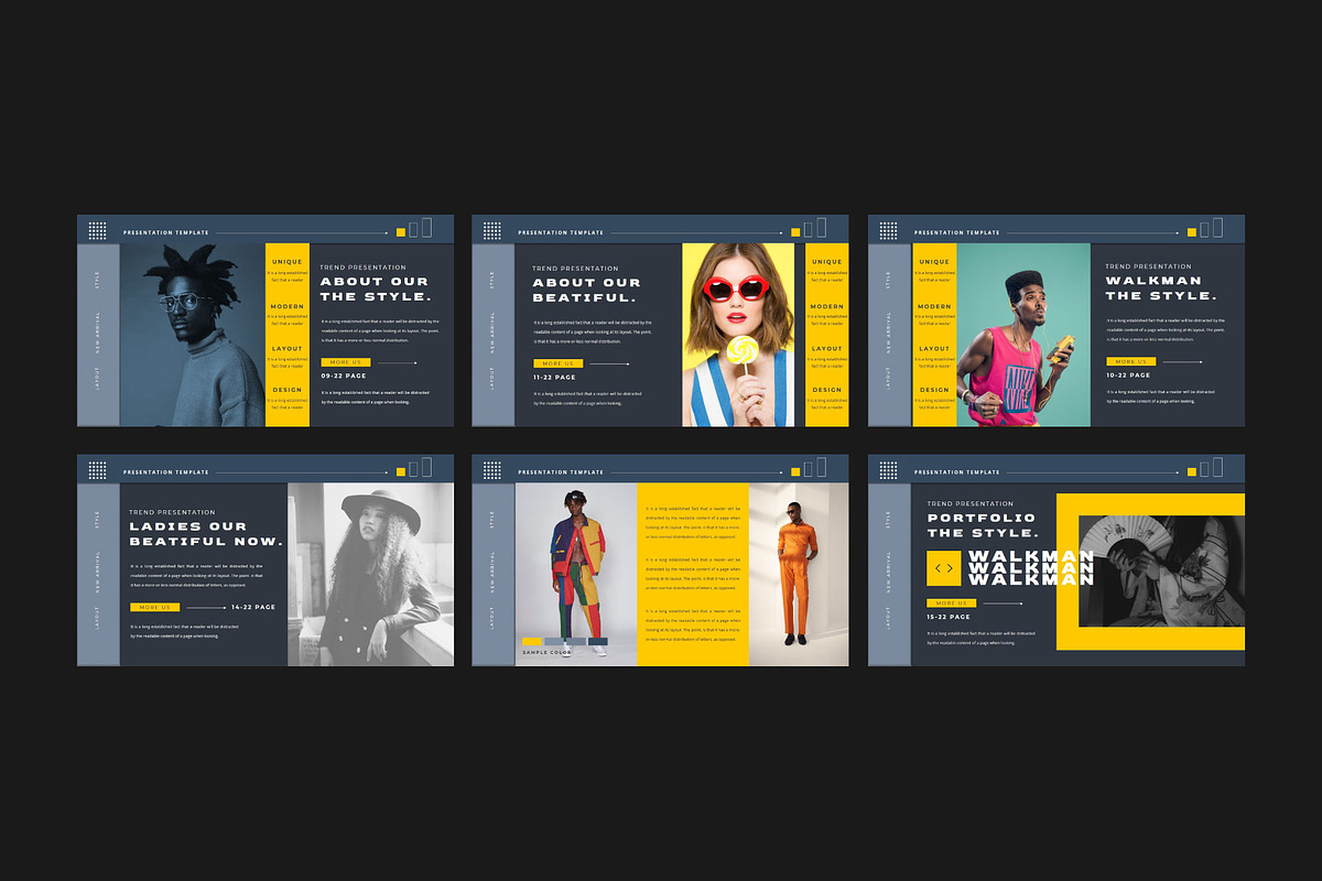 WALKMAN Powerpoint Template, a Presentation Template by GridlineType (Photo 8 of 9)