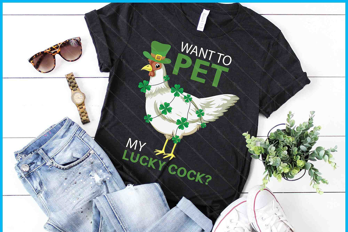 Lucky Cock Chicken St. Patrick's Day, an Object Graphic by Creativeusart (Photo 1 of 4)