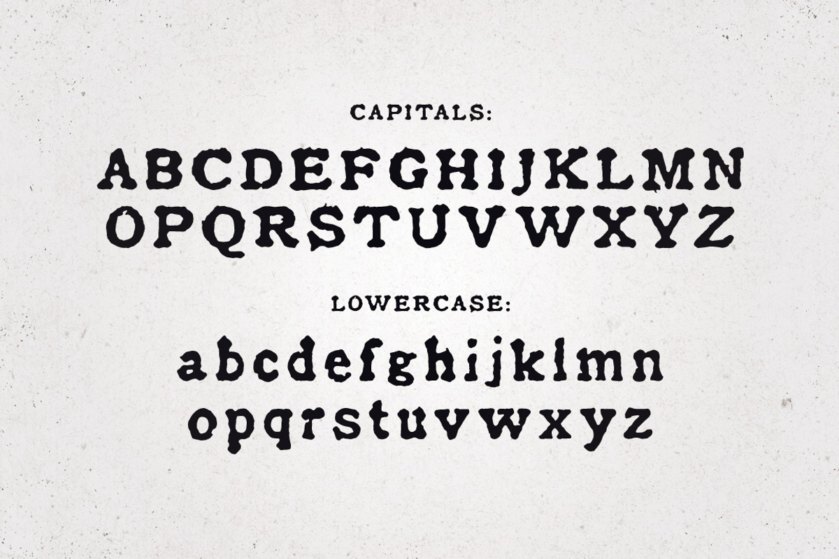 Historical Press font preview 2