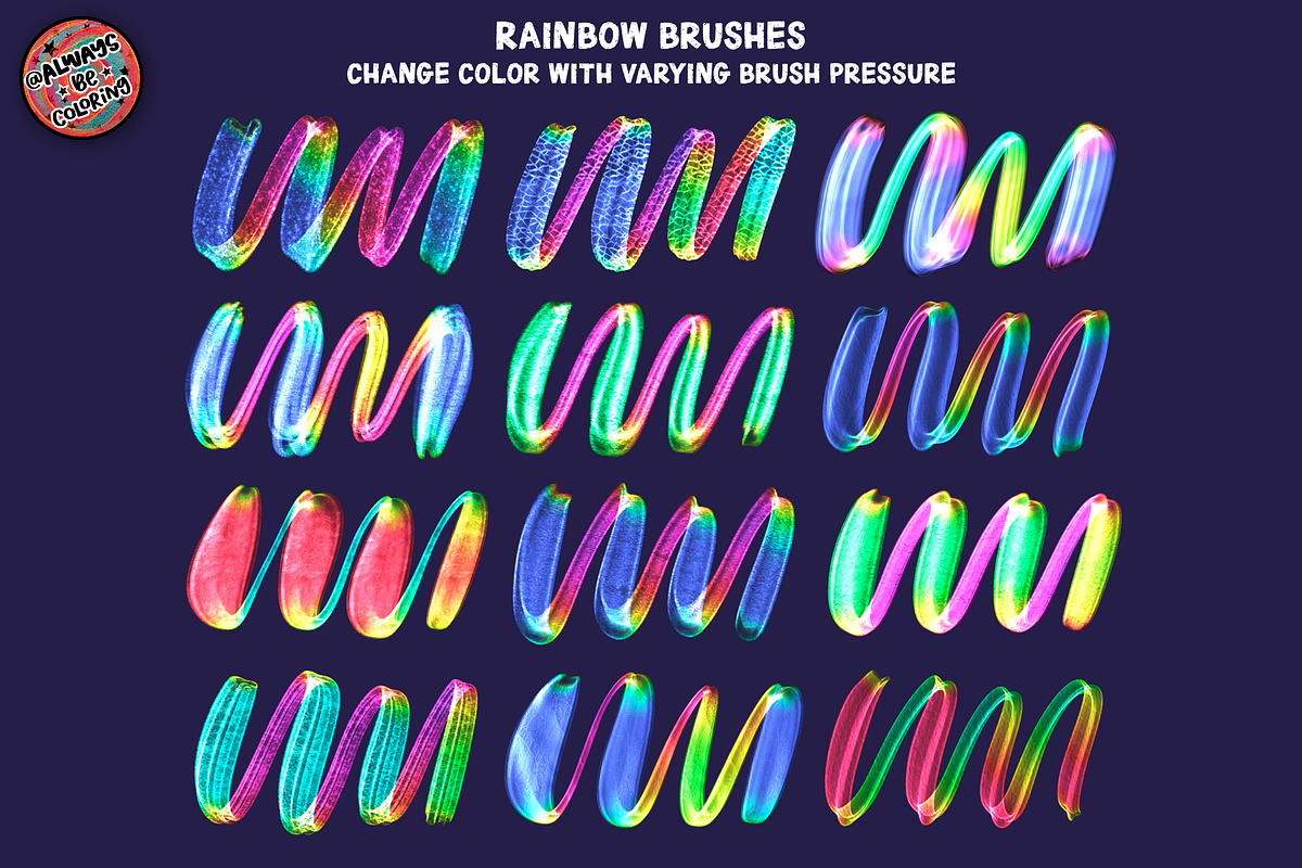 Procreate Maximum Metallic Brush Set, a Brush Add-On by AlwaysBeColoring (Photo 4 of 10)