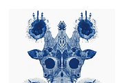 Tona Co. Totemic Cyanotype Inkblots, an Animal Illustration by milatovar (Thumbnail 10 of 19)