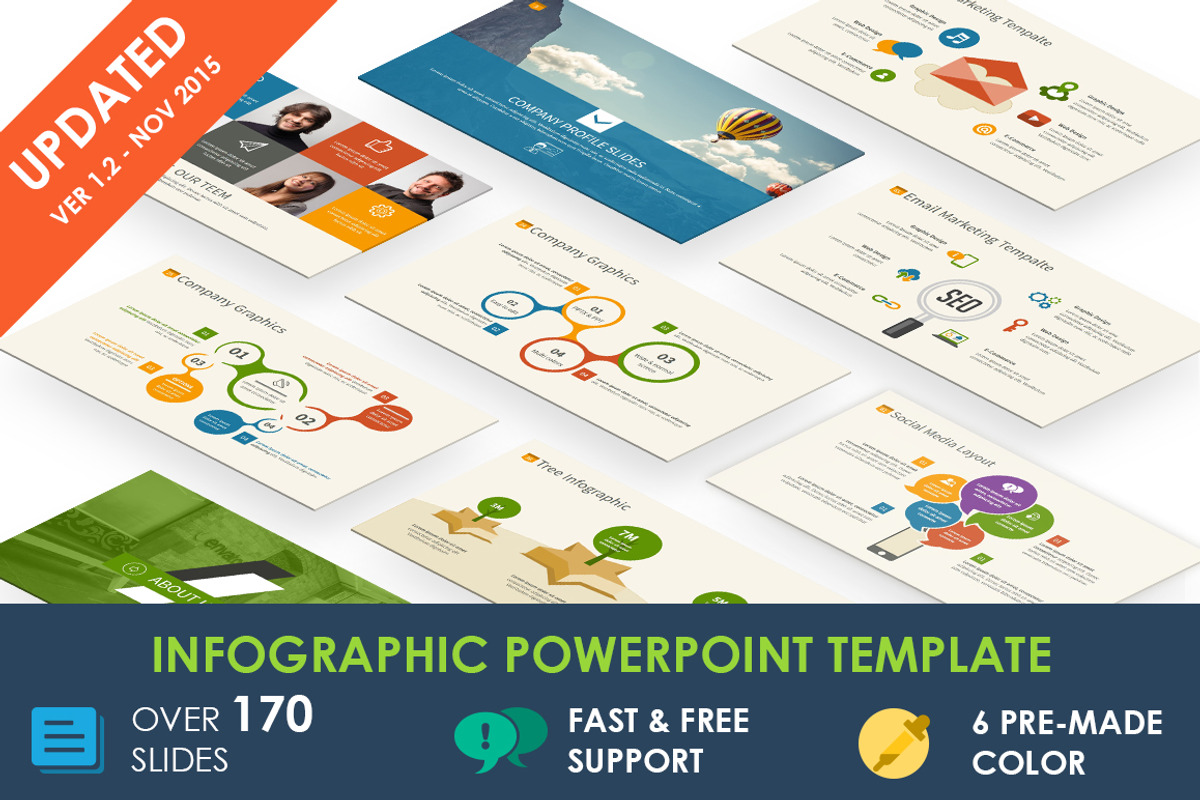 Infographic Powerpoint Template, a Presentation Template by GoodSlides (Photo 1 of 7)