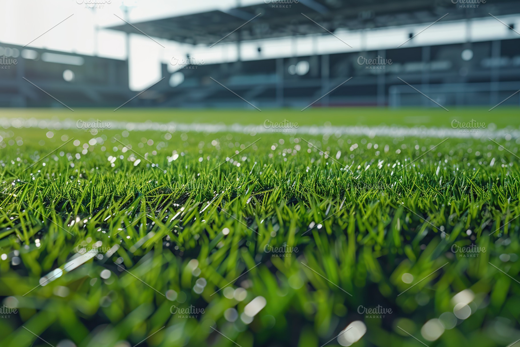 Empty football stadium, a Nature Photo by AlyaAnd