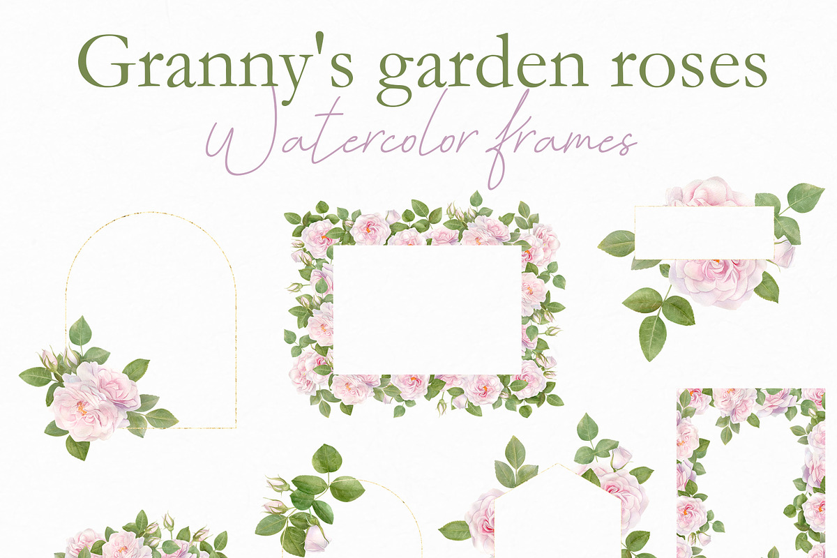 Pink Rose Pattern & Illustration, a Pattern Graphic by NataliArkushArt (Photo 12 of 15)