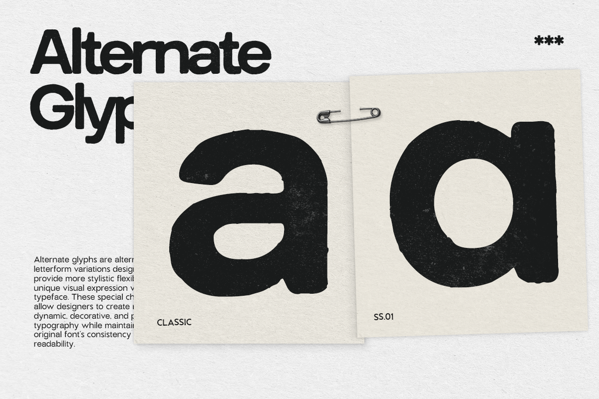 GC Godthem - Display Grunge Sans, a Sans Serif Font by Glyphonic (Photo 6 of 15)