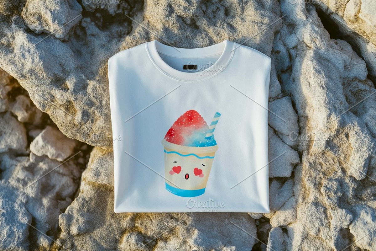 Summer Treats Kawaii Clipart, a Food Illustration by Blumensdiary (Photo 4 of 7)