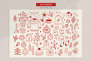 Hand Drawn Christmas Kit, a Seasonal Illustration by miumiu (Thumbnail 5 of 15)