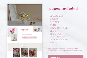 Shop Showit Website Template