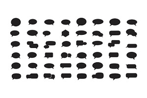 Various speech bubbles in different, an Illustration by designvectx