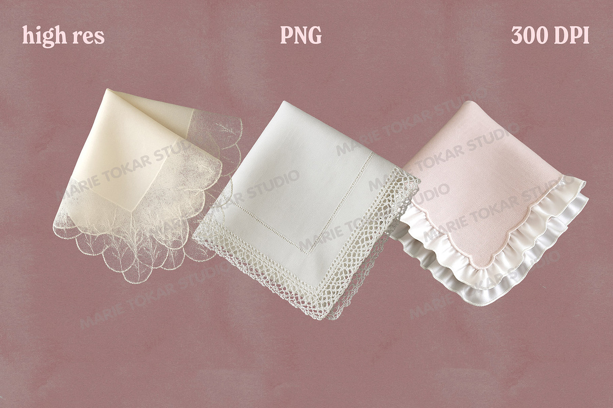 Vintage Fabric Doilies Bundle PNG, an Object Graphic by Marie T (Photo 17 of 24)