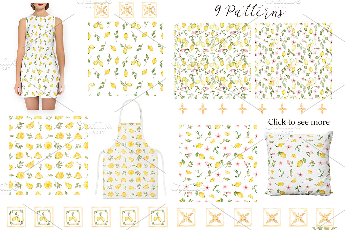 Sunny Sicilian Lemon, a Decorative Illustration by MayaNavits (Photo 7 of 11)