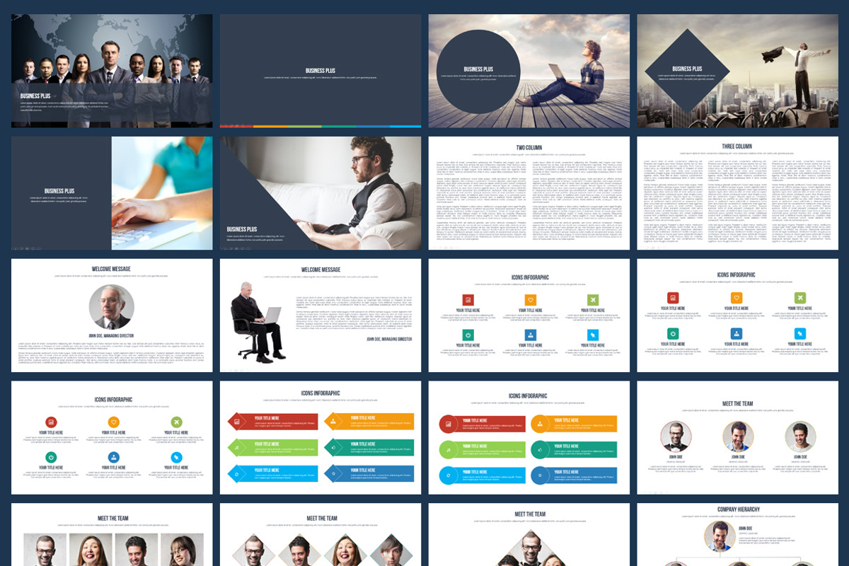 Business Plus Keynote Template, a Presentation Template by Creative Slides