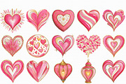 Valentine's Clipart Heart PNG, an Illustration by Libby Wishes (Thumbnail 3 of 5)
