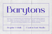 Barytons – Sans Serif Font