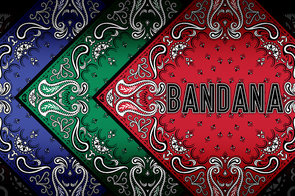 Bandana Print Template preview 3