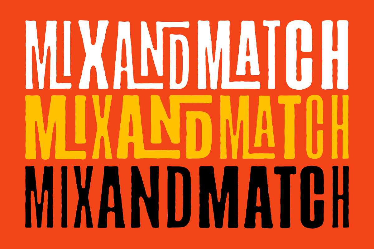 Blockparty - Fun Display Font, a Sans Serif Font by Tom Chalky (Photo 3 of 11)