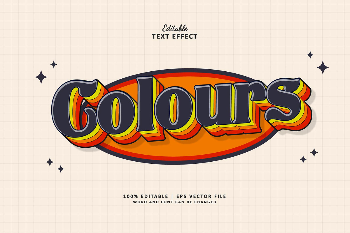 Text Effect Colours, a Layer Style Add-On by Navy Graphic (Photo 1 of 2)