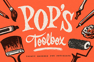 Pop's Toolbox for Procreate, a Brush Add-On by Sean Tulgetske