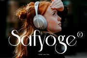 Safyoge - Modern Stylish Font, a Sans Serif Font by Iqsiart Studio (Thumbnail 1 of 12)