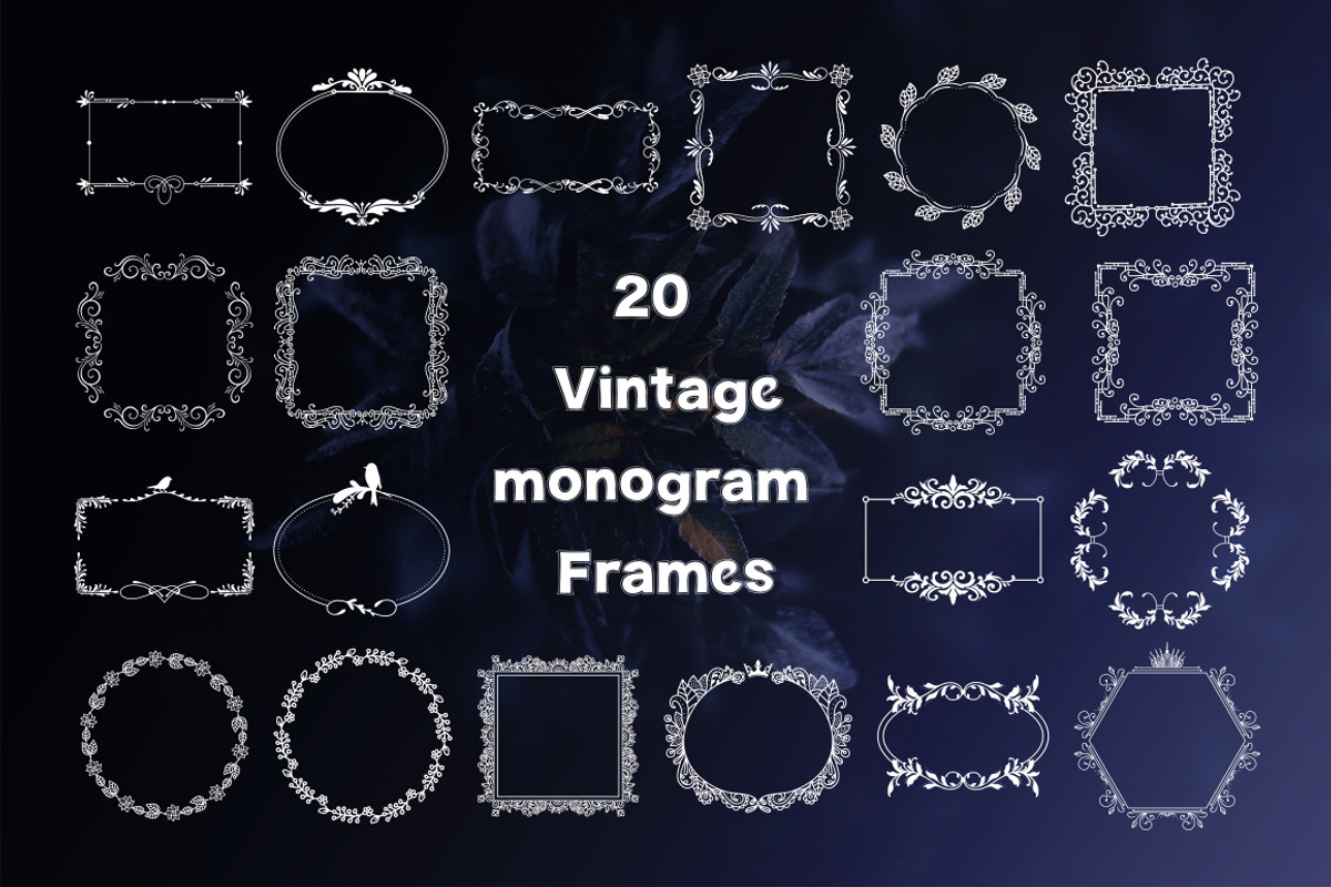 Monogram · 5 fonts · 20 frames preview 3