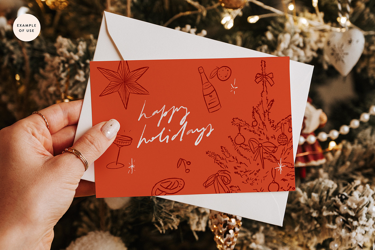 Christmas Illustrations + Lettering, a Seasonal Illustration by eclosque (Photo 15 of 34)