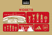 Arsenal 23/24 Theme Pack | Home Kit, an Icon by IconsEngineer (Thumbnail 6 of 11)