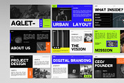 AQLET Urban Keynote Template, a Presentation Template by Portocraft (Thumbnail 1 of 7)
