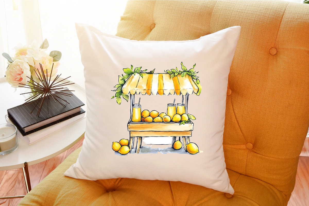 Summer Lemons Clipart, an Illustration by Sublimation Artist (Photo 6 of 6)