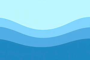 Minimal Blue Liquid Wave Corporate B