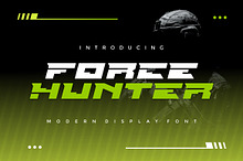 Force Hunter Modern Font