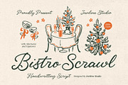 BistroScrawl Handwriting Script Font, a Script Font by Inviline.co (Thumbnail 1 of 10)