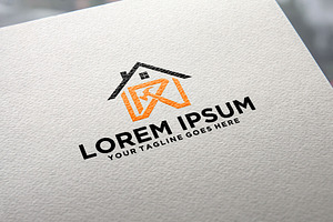 Home Renovation R letter logo, a Branding & Logo Template by REDVY CREATIVE