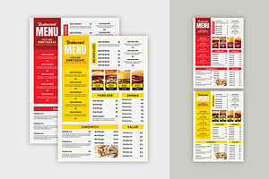 Elegant Restaurant Menu Template