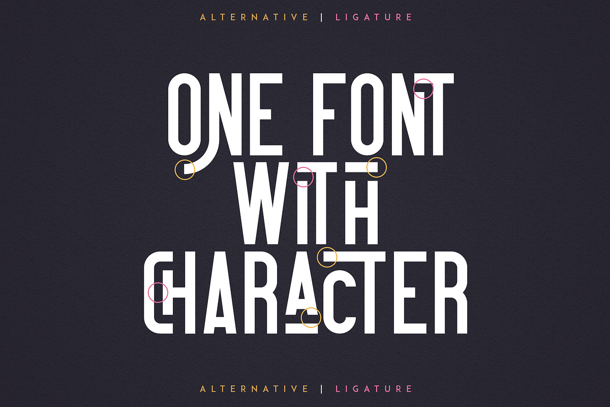 Contraband - Display font preview 2