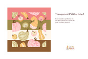 Textured Autumn Pumpkins collection, a Seasonal Illustration by Svitlana Kharchuk (Thumbnail 11 of 12)