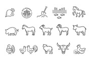 Agricultural and Farming Icons, an Object Illustration by Tettygreen (Thumbnail 3 of 3)
