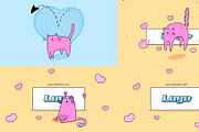 Romantic Cat Logo for FCPX, a Templates & Theme by FlashFXbox (Thumbnail 1 of 2)