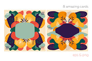 Floral abstract bundle. Botanic set., a Pattern Graphic by lisa_kalev (Thumbnail 8 of 24)