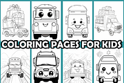 Winter Truck Delivery Coloring Pages, an Animal Illustration by martinblan (Thumbnail 3 of 4)