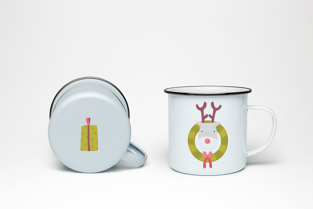 Santa and Friends Vector Set, a Decorative Illustration by Bibela (Photo 5 of 5)