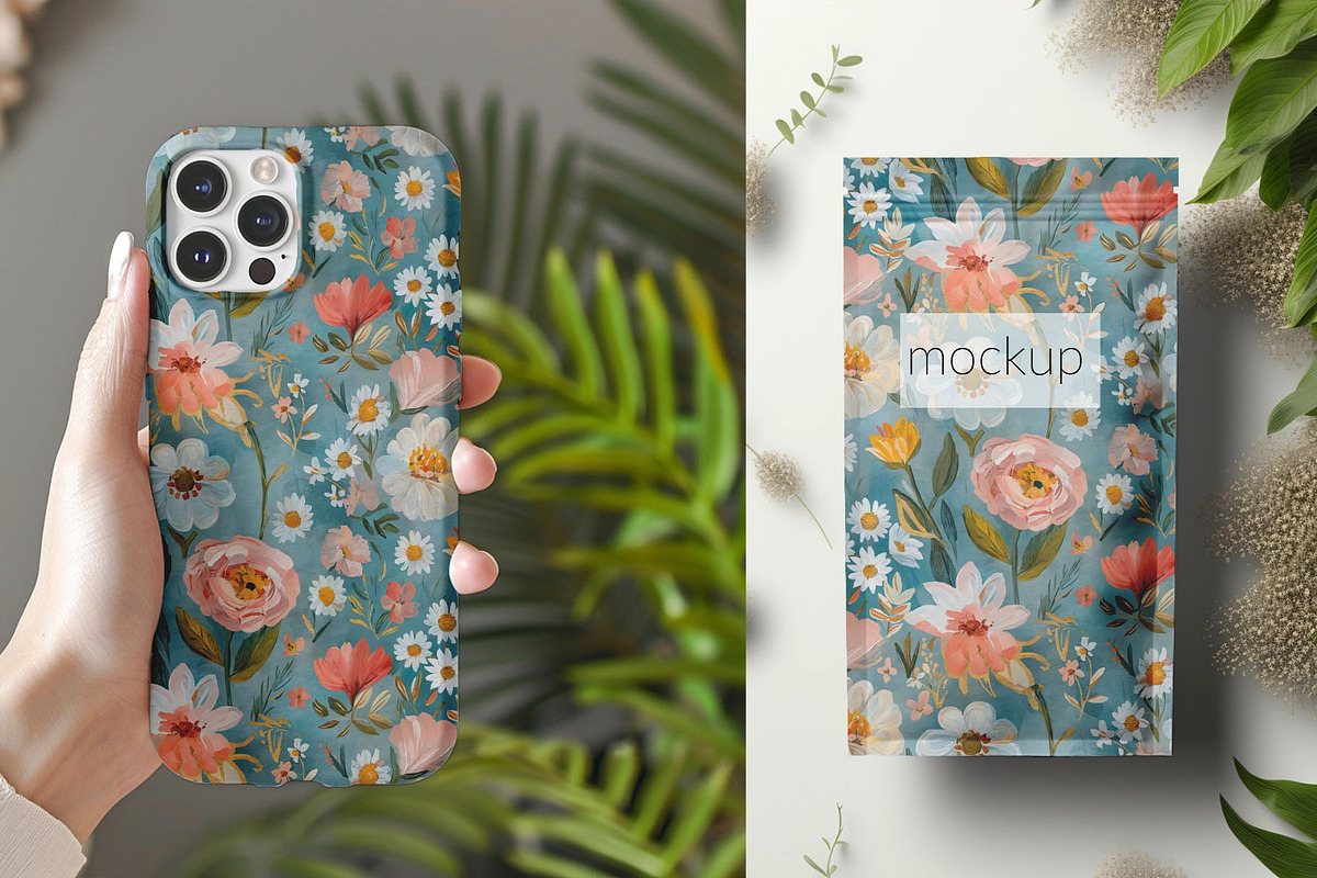 Infinite Blossoms: A Floral Tapestry, a Pattern Graphic by yahu88studio (Photo 4 of 6)