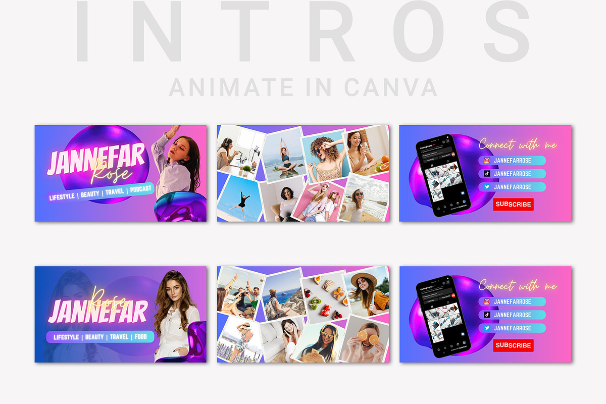 YouTube Brand Kit, Thumbnail | Canva, a Social Media Template by TheBrightGrap (Photo 4 of 7)