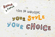Fashion Vector Collection + Font, a Decorative Illustration by Anada Arty (Thumbnail 10 of 10)